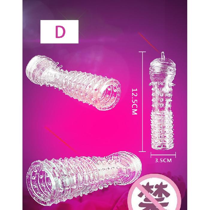 Transparent crystal wolf tooth set, crystal set, particle set, penis set, irregular wolf thorn set, adult sexual