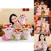 Adorable Plush Pig Snake Pillow Soft Stuffed Toy For Girls Birthday Gift 30cm
