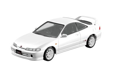 Aoshima Bunka Kyozai Rakupla Kit de Encaixe Honda DC2 Integra Type R Escala Kit de Modelo de Plástico (AOSHIMA) Não. 22-CW (Campeonato Branco) 1/32 Pré-Colorido