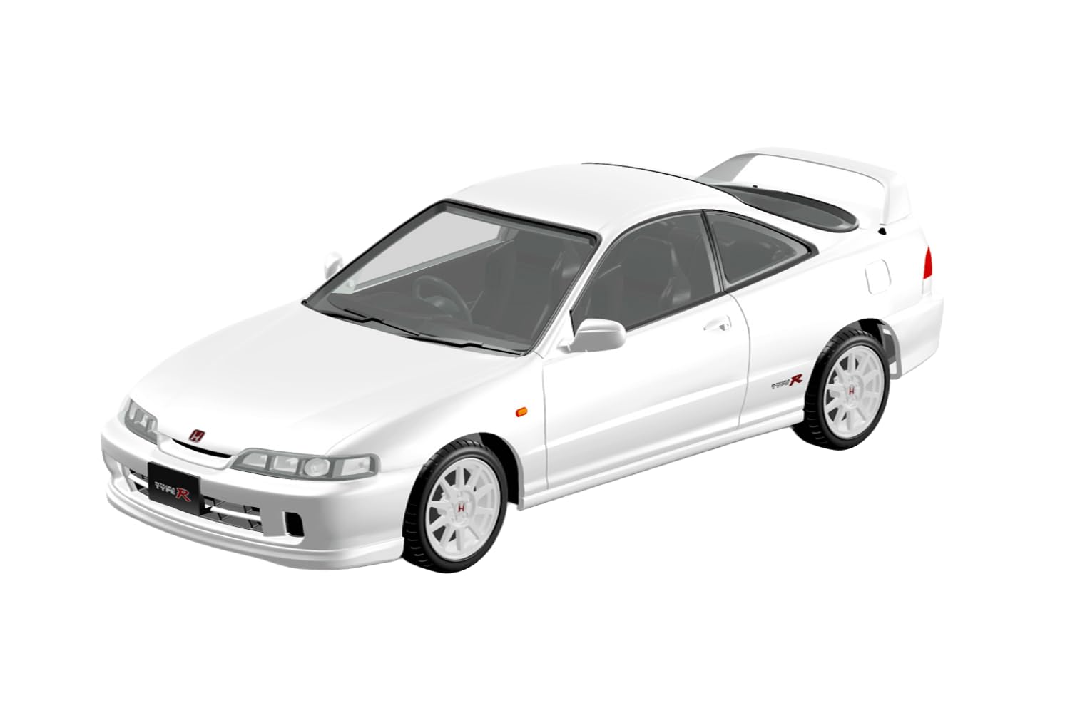 

Aoshima Bunka Kyozai Rakupla Snap Kit Honda DC2 Integra Type R Масштабная пластиковая модель (АОСИМА) нет. 22-CW (Чемпионат Белый) 1/32 Предварительно окрашенный