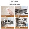 Punch-Free Bathroom Corner Storage Shelf