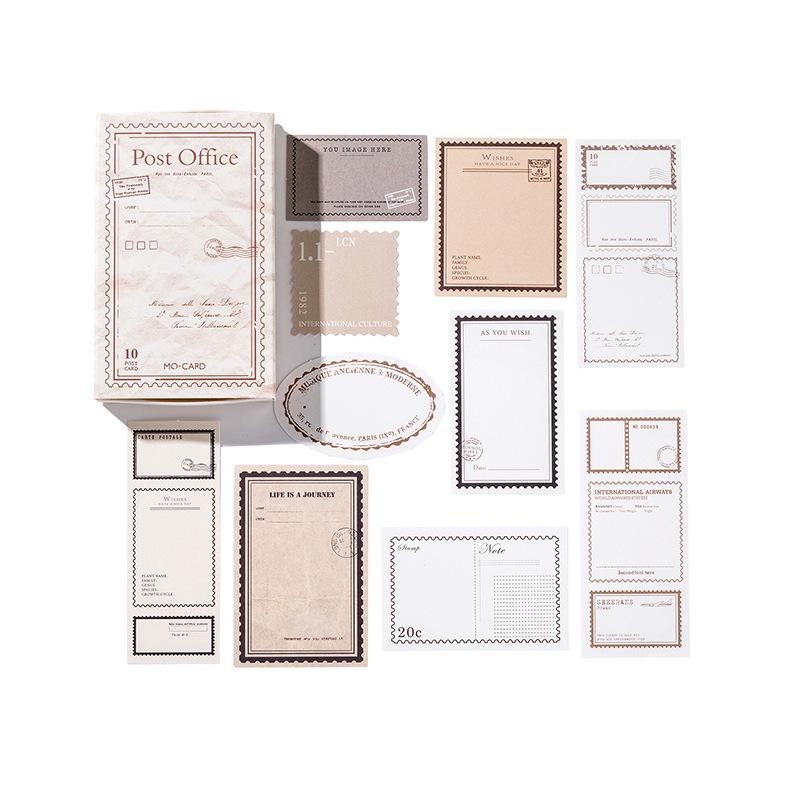 Mò Mò Echoes of the Past Retro Sticky Notes & Border Stickers