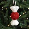 1/6Pcs Christmas Lollipop Candy Cane Pendant Xmas Tree Hanging Ball Ornaments Christmas Decorations for Home 2024 New Year Gift