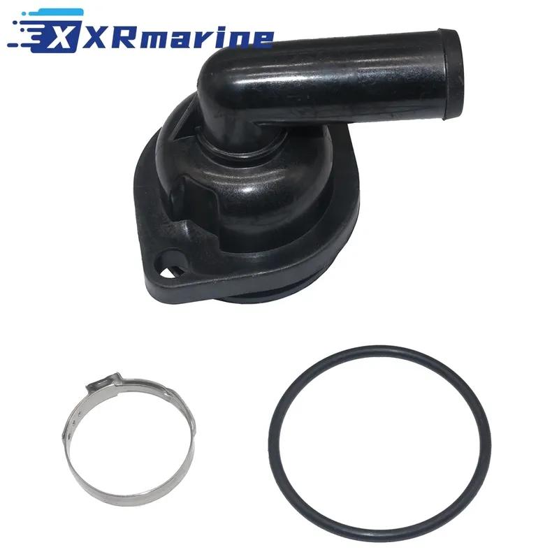 Thermostat Kit 144 ° F / 62 ° C For Mercury Marine 135 150 175 200 225 250 275 300 350 400 Verado 4-Stroke 4/6 CYL 8M0174561