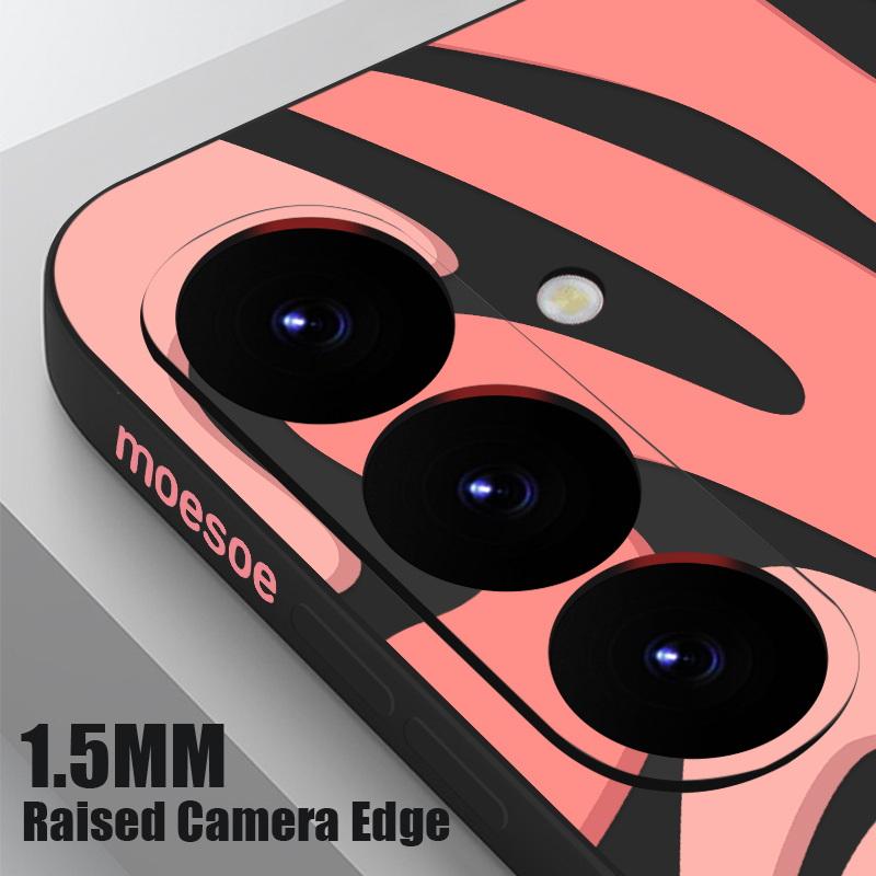 Für Samsung S24 S23 Ultra S22 S21 FE A54 A54 A52 A34 A14 A53 A71 A51 A72 Weiche TPU stoßfest Telefon Fall Mode Streifen Muster Abdeckung