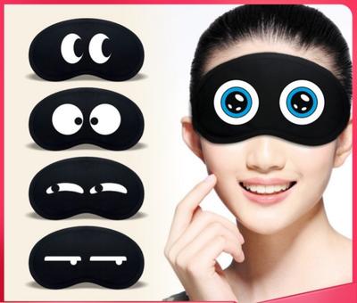 Cartoon Sleep Eye Mask Cute Funny Eye Cover Sleeping Mask Kids Eye Shade Band Blindfolds Sleep Aids Travel Rest Eye Patch