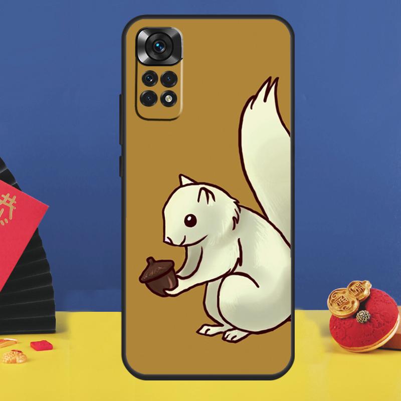 Cute Animal Squirrel Phone Case For Xiaomi Redmi Note 14 Pro 13 11 9 10 12 15 Pro Plus 10C 12C 13C 14C 15C Cover