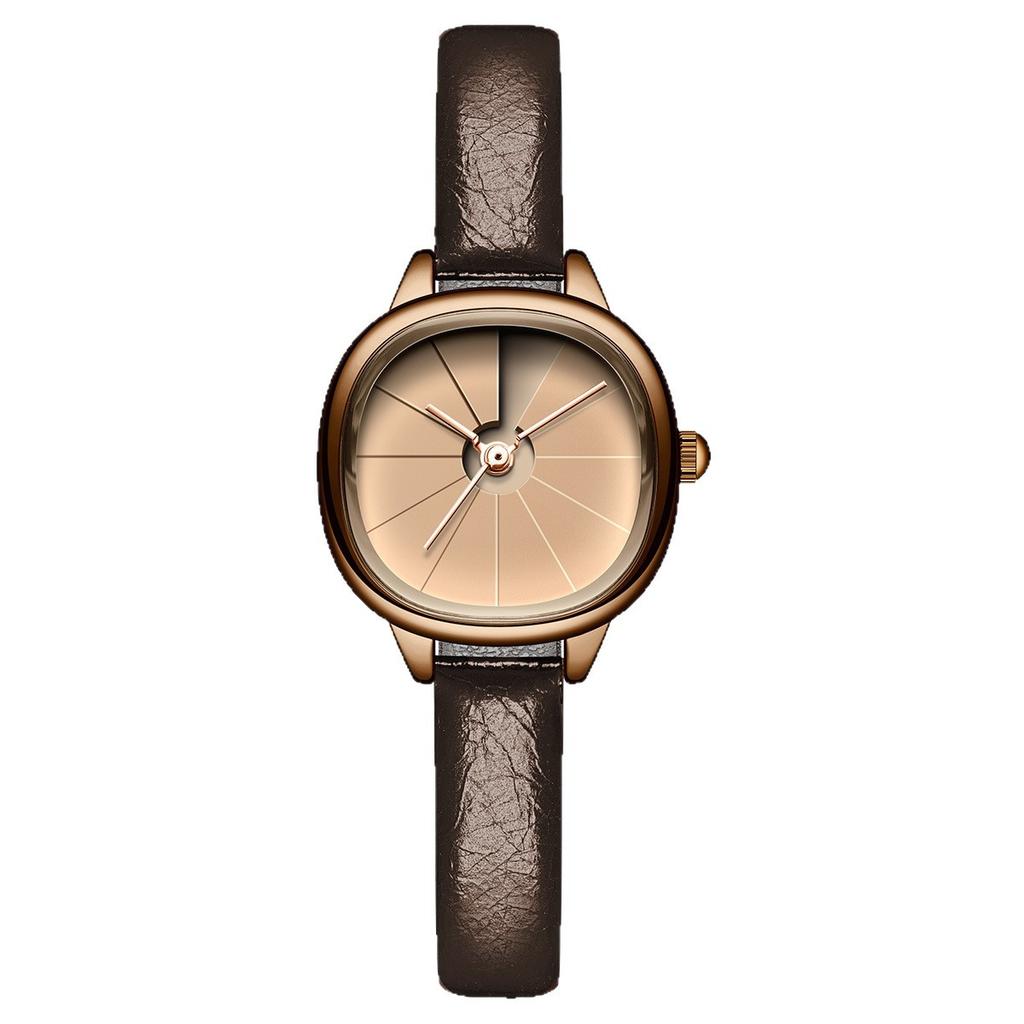 Women'S Retro Niche Design Sense Women'S Watch Small, Exquisite And Simple High-End Sense Student Quartz Watch