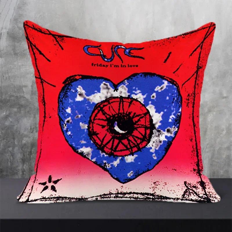 Home Decor Pillow Covers Furniture Robert Smith Luxury Sofa Cushions Art Cushion Cover Decorative Pillowcases The Cure Pillows