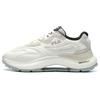Flusso Fabric Top Layer Cowhide Double Layer Suede Retro Sports Low Top Casual Shoes Men Sneaker Coconut-White F12M213113FCO