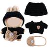 Cute 17cm doll clothes, plush toy outfit, doll clothes, adorable, compatible with Labubu dolls, costume.