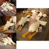 Magnificent White Goose Plush Sleeping Toy Soft Cushion Gift