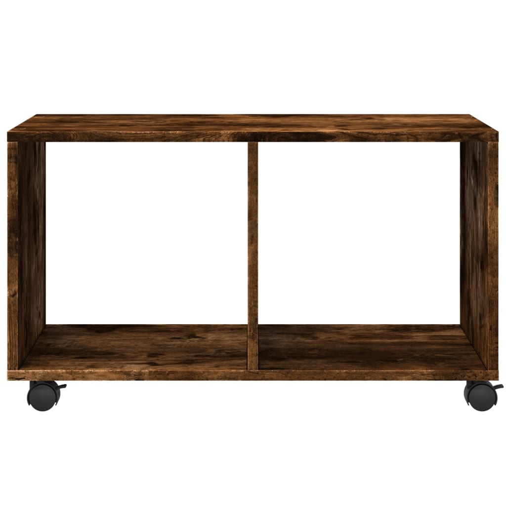 Rolling Cabinet Smoked Oak 72 x 33 x 42.5 cm Particleboard