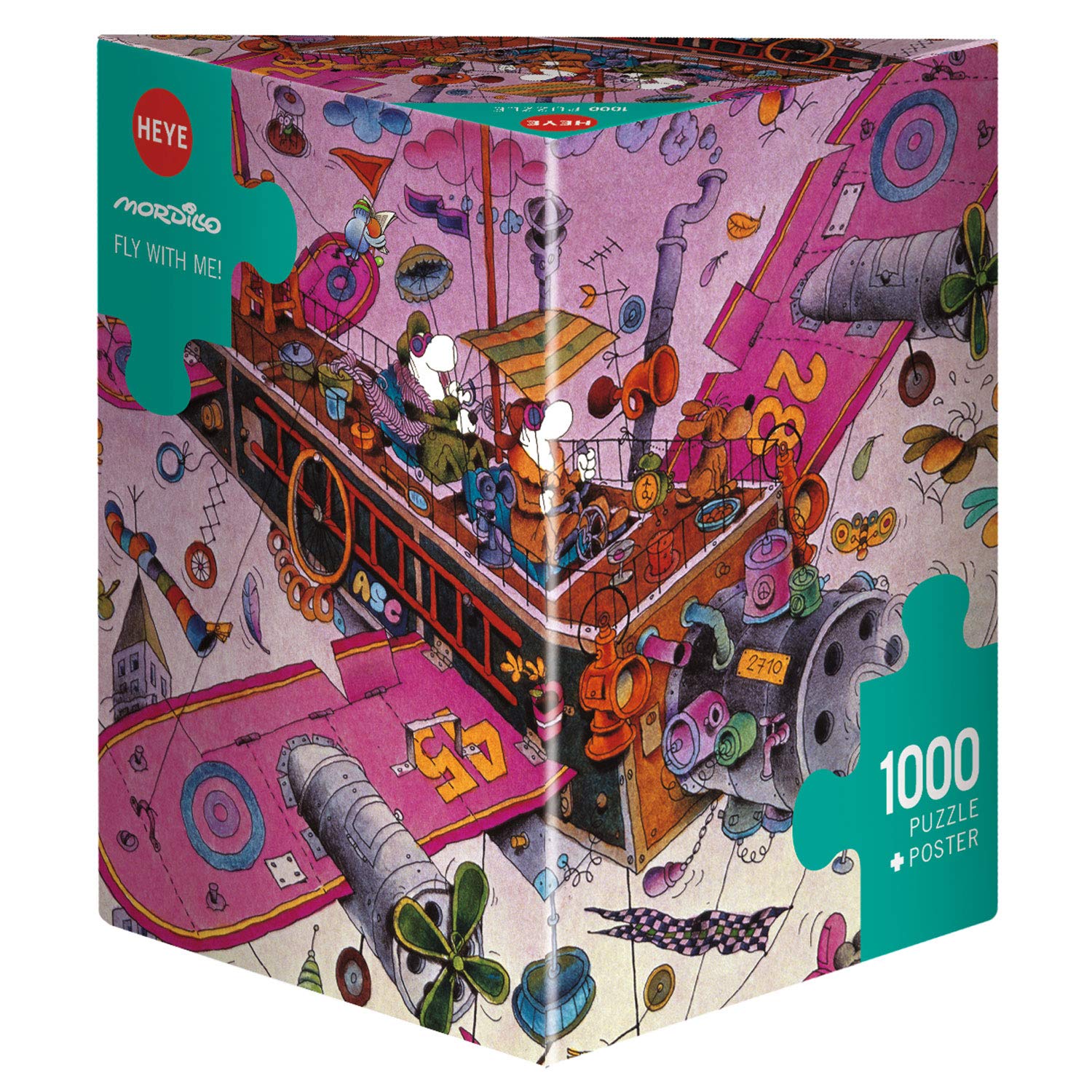 

1000-Piece HEYE Puzzle 29887 Mordillo: Fly With Me