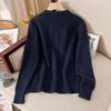 Women's Elegant V-neck Single-breasted Knitted Cardigan