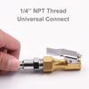 Professional Quick Release Brass Air Hose Connector Coupler Suitable For Fast Inflation On Vehicle And Bikes Motorcycles
