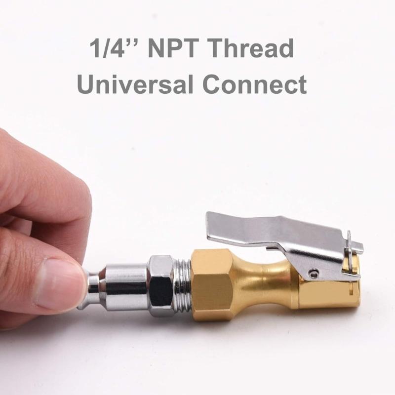 Professional Quick Release Brass Air Hose Connector Coupler Suitable For Fast Inflation On Vehicle And Bikes Motorcycles