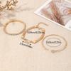 3pcs Love Opening Temperament Drill Bracelet Design Creative Retro Simple Bracelet for Women Bracelet
