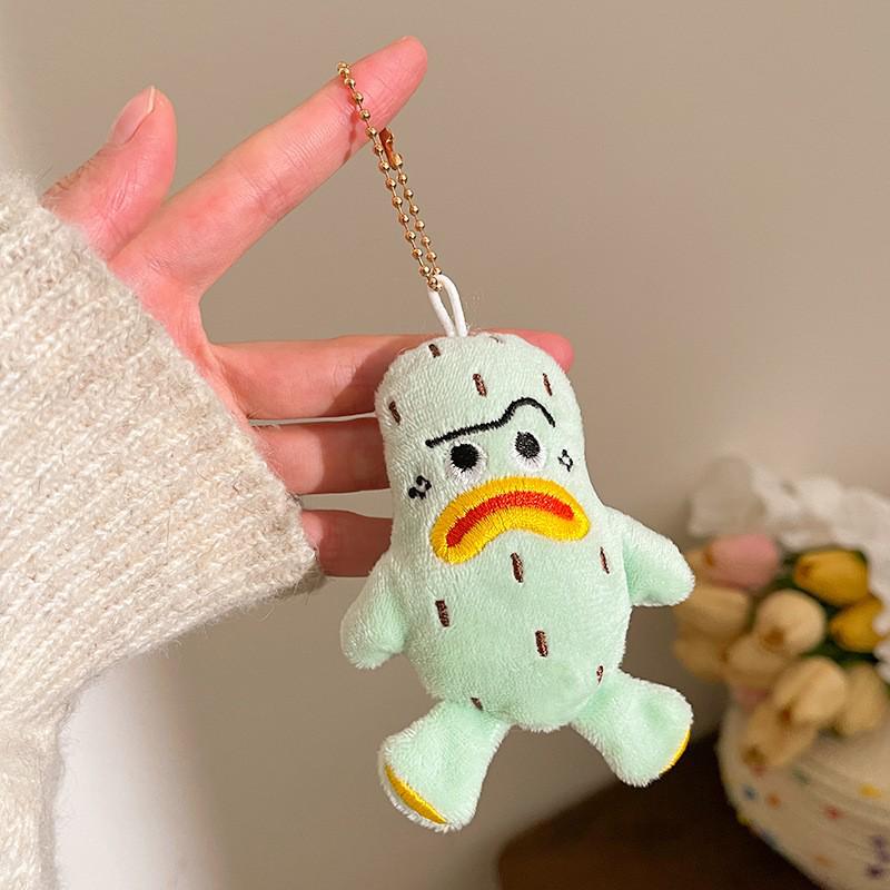 Plush Cartoon Keychain Pendant - Cute Gift Accessories for Bags