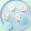 1pc Cute Egg Cooker Tools Creative Shaped Egg Mold Maker Non-stick Plastic Eggs Boiler Poacher Kids Baking Kitchen Accessories