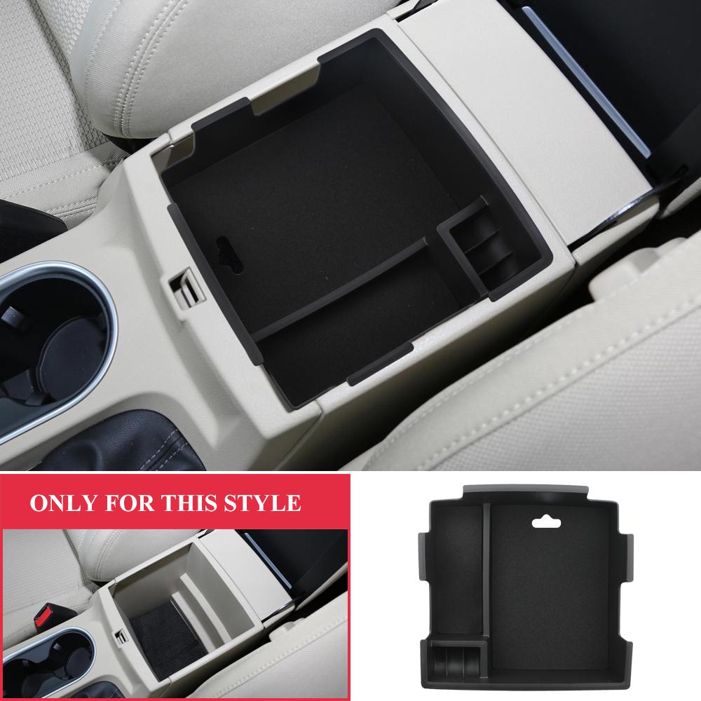 Car Armrest Storage Box for Ford Everest Ranger MK2 2016 2017 2018 2019 2020 ABS Center Console Storage Box Accessories