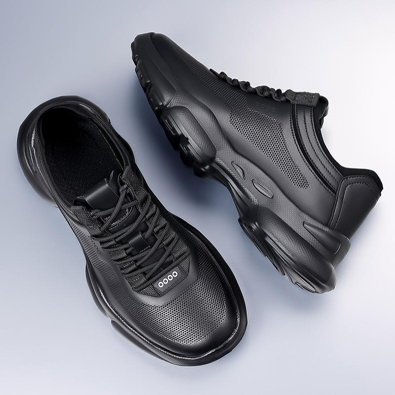 Versatile Sneaker for Men New Trendy Lace Up Shoes Outdoor Casual Sports Shoes Non-Slip Leisure Walk Trainers Treking Footwear