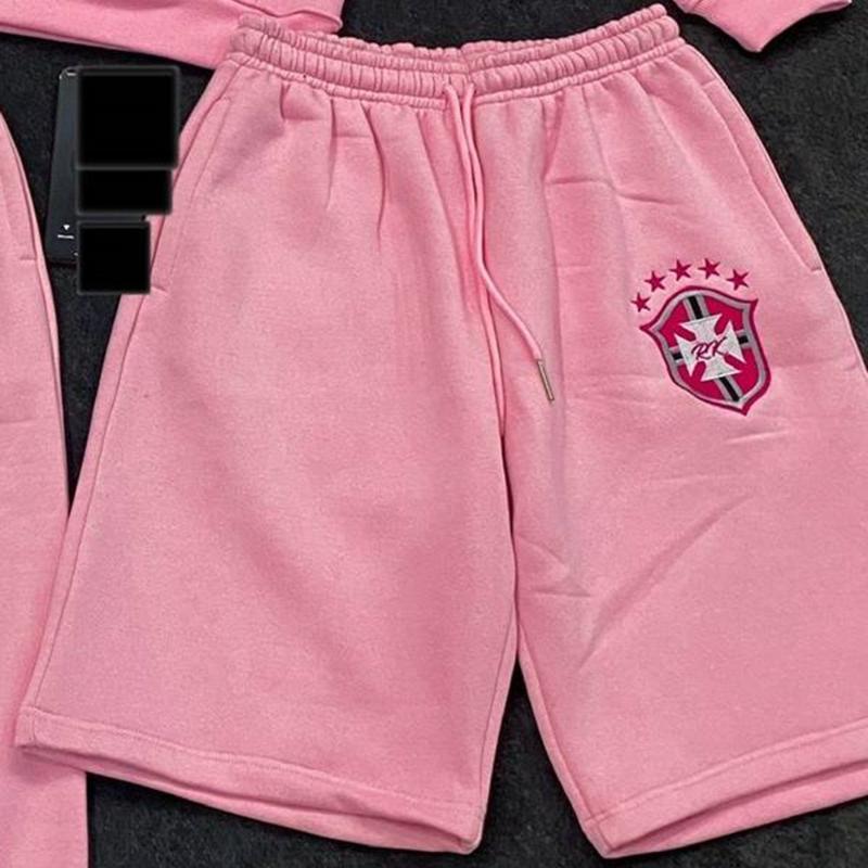 

Європейський та американський вуличний тренд Y2K персоналізовані вишиті шорти S рожевий