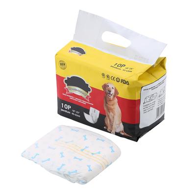 Male Dog Puppy Belly Wraps Diaper Nappy Sanitary Physiological Pants (M)
