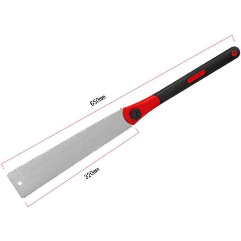 32cm New Double Edge Hand Saw Japanese Ryoba Saw Double Edge Pull Saw Interchangeable Flush Cut Saw Flexible Blade Hand Saw