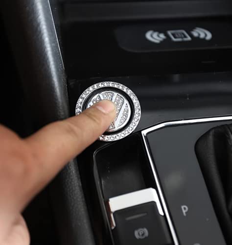 XIAOLINGDANG Suitable for Mitsubishi Engine Start Button Rhinestone Swarovski Car