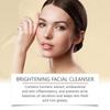 Jaysuing Turmeric Cleanser Comes with Silicone Brush Head, Gentle Cleansing and Oil Control Cleansing Skin Care Products for the Face 100ml