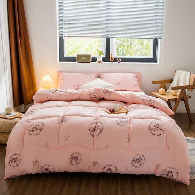 

Сокровища одеяло из шерсти без запаха наполнитель из шерсти против пробивания теплое кашемировое протеиновое зимнее одеяло наполнитель осенне-зимнее одеяло 150x200cm 2kg