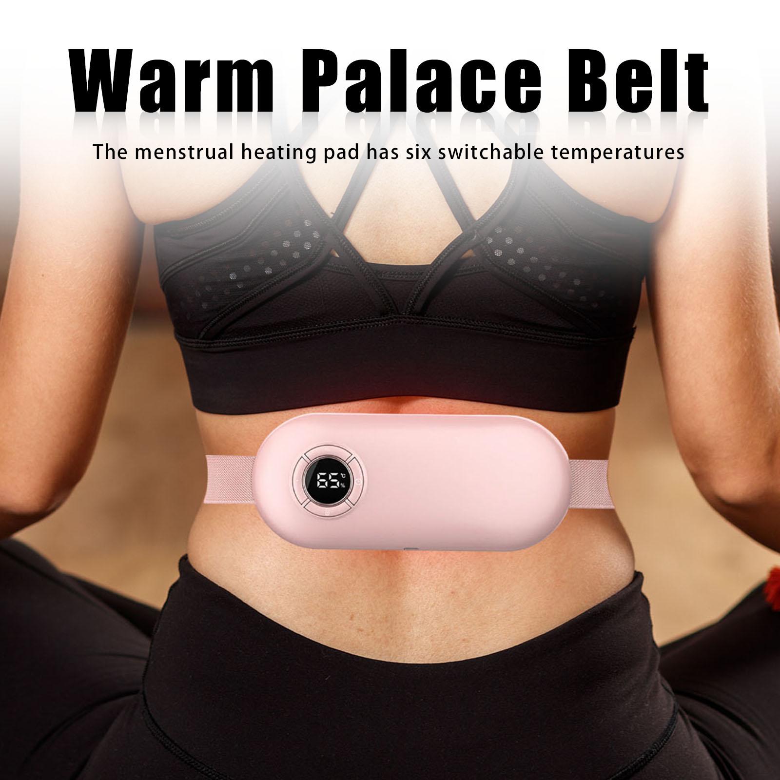 Cordless Warming Waist Belt 6 Modes Electric Menstrual Heating Pad Timing Heating Massage Waist Protector Essentials for Girls China Mainland