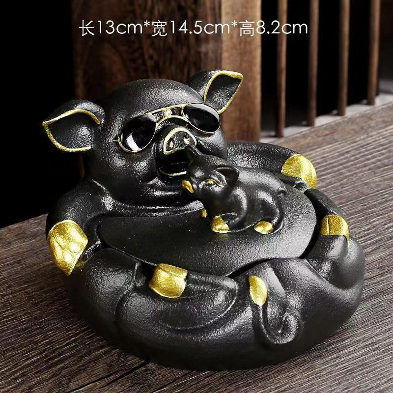 Creative Ornament Ashtray Cartoon Decoration Large Light Luxury Home Ashtrays Personality Trend Living Room Smoking Accessories