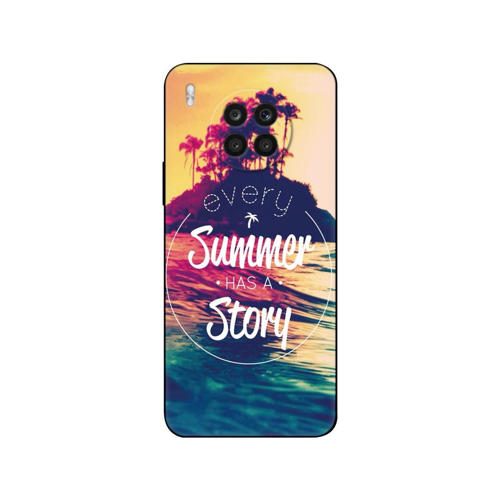 For Honor 50 Lite Case 6.67inch Silicon Back Cover Phone Case For Huawei Honor 50 Lite Case Bumper 50Lite Light Black Tpu Case