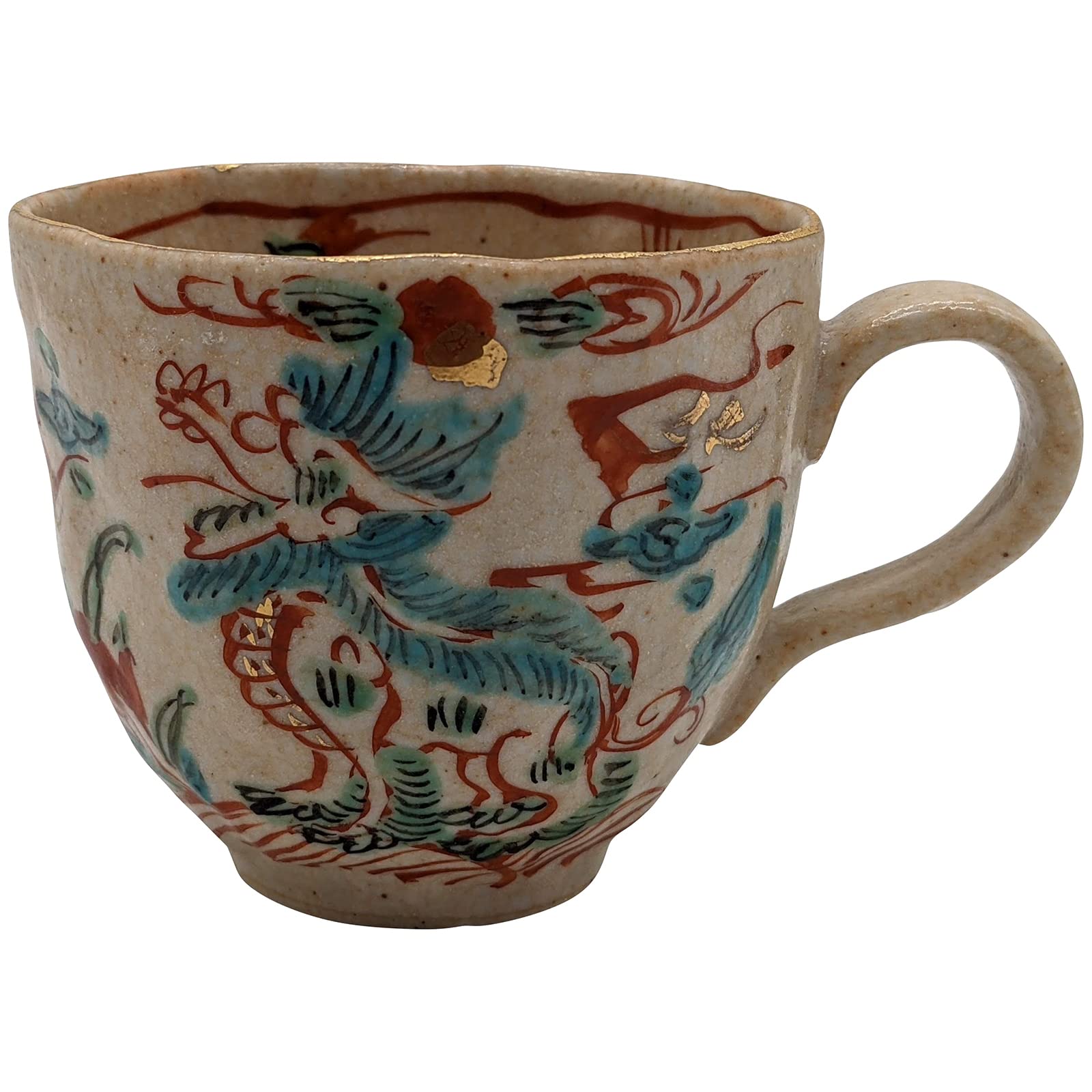 

Utsuwa Roan Mino Ware Wada Hitori Mug 10cm Kirin Crest Made in Japan Approx. 105-0056