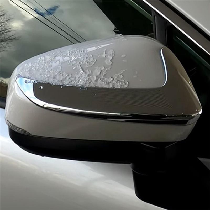 Chrome Side Rearview Mirror Strip Cover Trims Sticker For Toyota Noah Voxy 90 Series 2022 Silver ABS 2 PCS