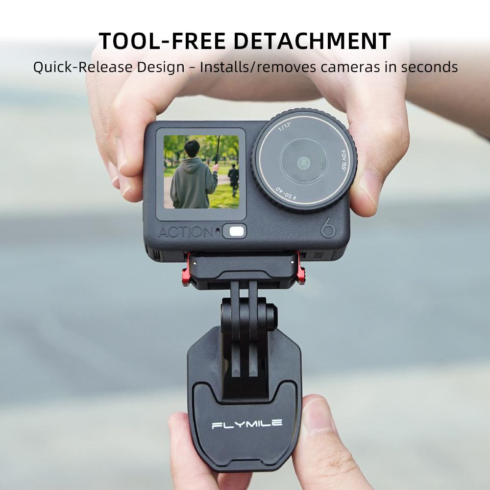 FLYMILE Motorcykel Vindrute Fäste för Actionkameror Klämma Hållare