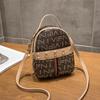 Multifunctional backpack, personalized fashion, rivet printing, student leisure trend women's bag