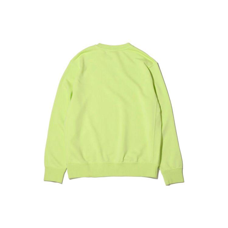 Nike Sportswear Club French Terry Embroidered Logo Crewneck Sweatshirt Men Tops Lemon-Yellow BV2667-736