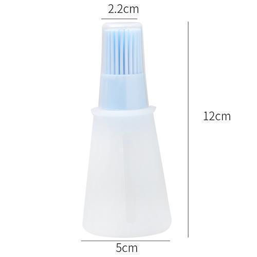 Silicone BBQ Oil Bottle Brush With Flat-Bottom Design Easy To Clean Suitable For All Cookware Cookware Barbecue Tool