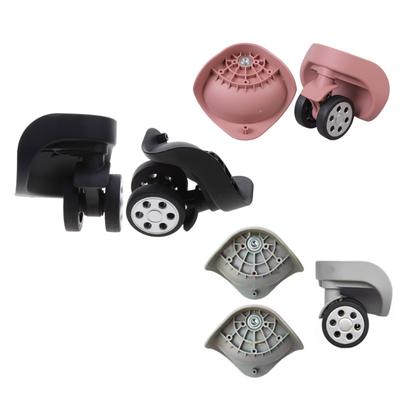 Double Row Luggage Wheels Trolley Case Luggage Wheels DIY Suitcase Replacement Travel Suitcase Part for Most Suitcases