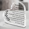 2D Flat Acrylic French Style "inverted Mare" Decoration, Indoor and Outdoor Decoration - No Battery/electricity Required, Free Day Decoration, Sho