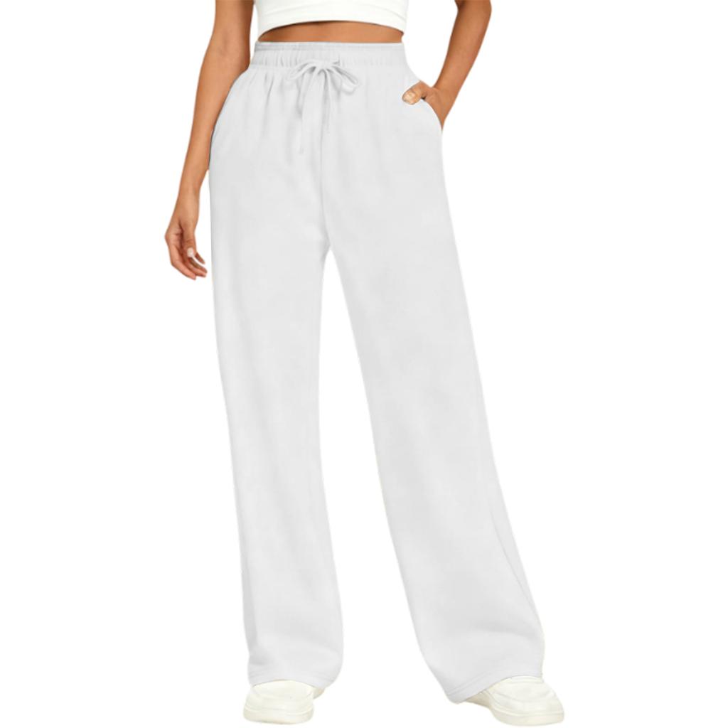 Women's Wide,leg Sweatpants, High,waisted, Loose,fitting, Drawstring Jogging Pants With Pockets