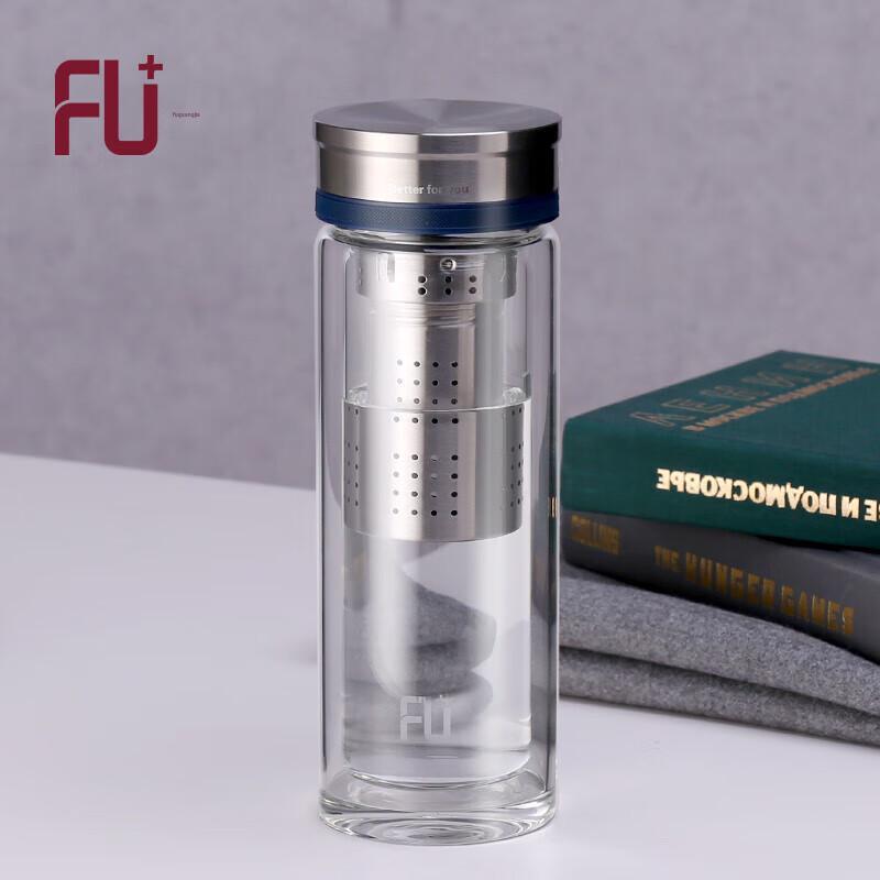 FUGUANG FU+ Classic Double-Layer Glass Cup