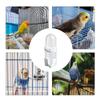 Automatic Bird Water Dispenser Snap-Lock Suspended Water Bottle Drip-Proof Cage Mount Feeder For Small Parakeet Cockatiel