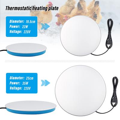 Poultry Pet Animals Chicken Drinking Heating Water Heater Agriculture Equipment  220V Farm Drinker for Bird Chicken Drinker