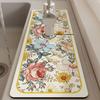 Sink Faucet Absorbent Pad Quick Drying Anti-splash Mat Household Supplies for Home Dormitory Bedroom Faucet Accessory