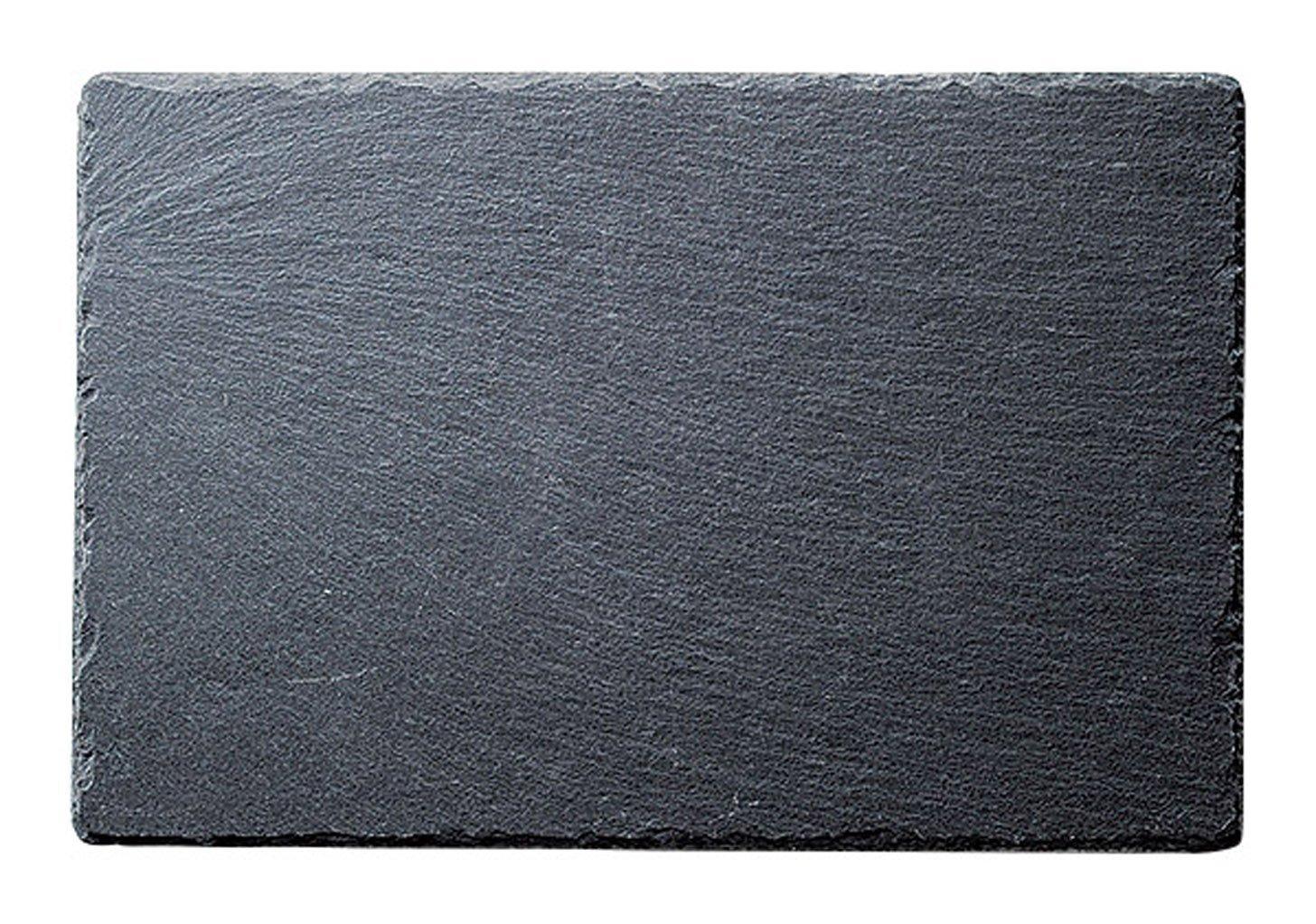 Tableware East Slate Plate 30cm Long Rectangular чёрный