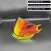 Windproof LS2 Helmet Visor Mirrored UV Plating Lens OF562 Visor Accessories